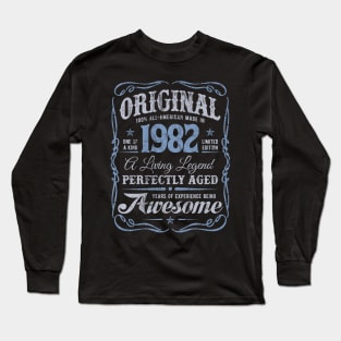 Vintage Made In 1982 Long Sleeve T-Shirt